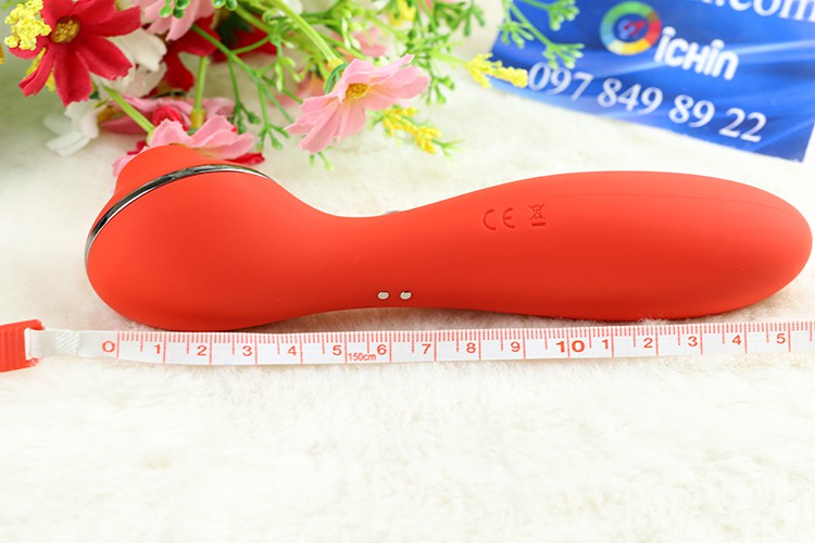 KISTOY Elizebeth máy massage tình yêu rung 2 đầu hút thổi 30 chế độ