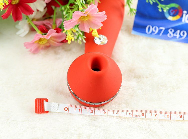 KISTOY Elizebeth máy massage tình yêu rung 2 đầu hút thổi 30 chế độ