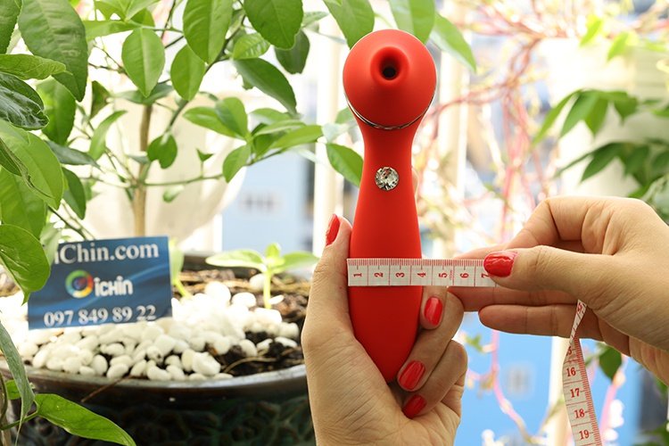 KISTOY Elizebeth máy massage tình yêu rung 2 đầu hút thổi 30 chế độ