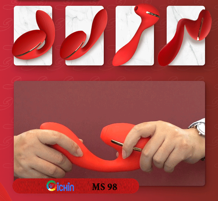 Kistoy TINA 2 đầu rung hút tỏa nhiệt cực đỉnh chống nước 100% Kistoy TINA 2 đầu rung hút tỏa nhiệt cực đỉnh chống nước 100%