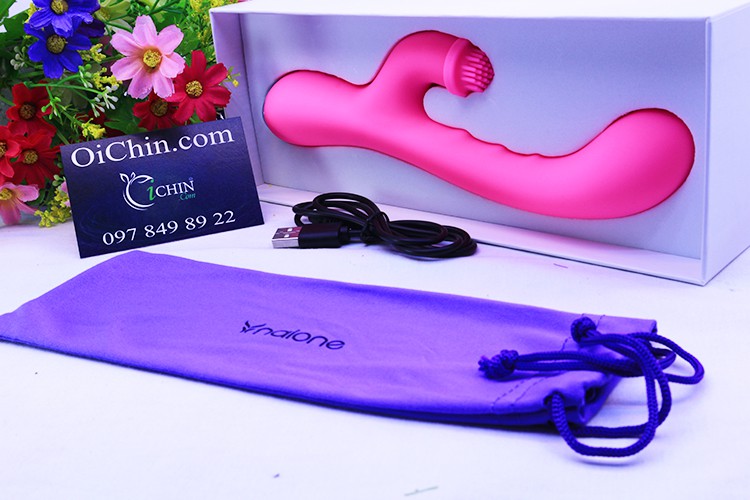 Nalone iDol RABBIT máy massage tình yêu rung xoay tỏa nhiệt 7 chế độ