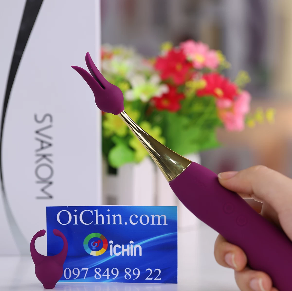 Svakom Beatrice máy rung 2 đầu đa điểm cao cấp hấp dẫn giá tốt