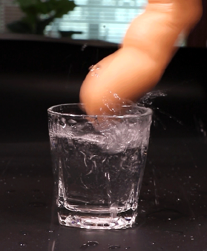 Ngón tay rung JIUAI mạnh mẽ tỏa nhiệt nóng bỏng kích thích