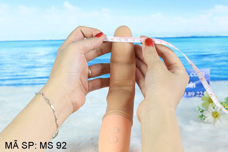 Ngón tay rung JIUAI mạnh mẽ tỏa nhiệt nóng bỏng kích thích