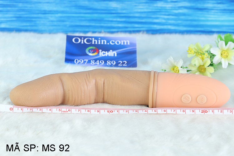 Ngón tay rung JIUAI mạnh mẽ tỏa nhiệt nóng bỏng kích thích