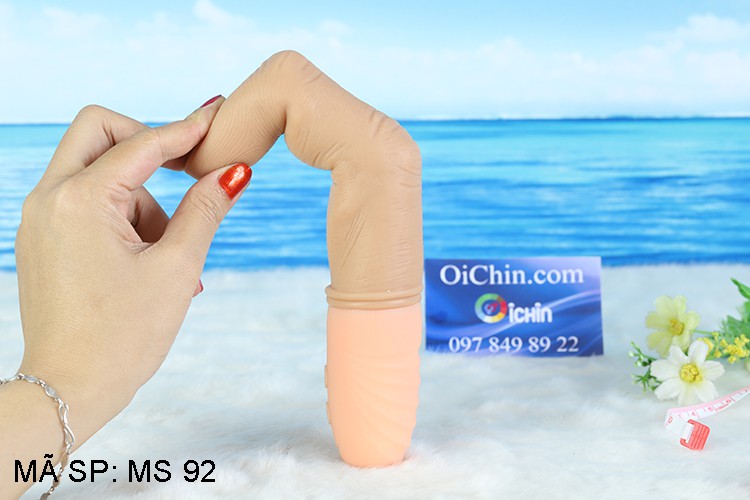 Ngón tay rung JIUAI silicon mềm mại tỏa nhiệt kích thích