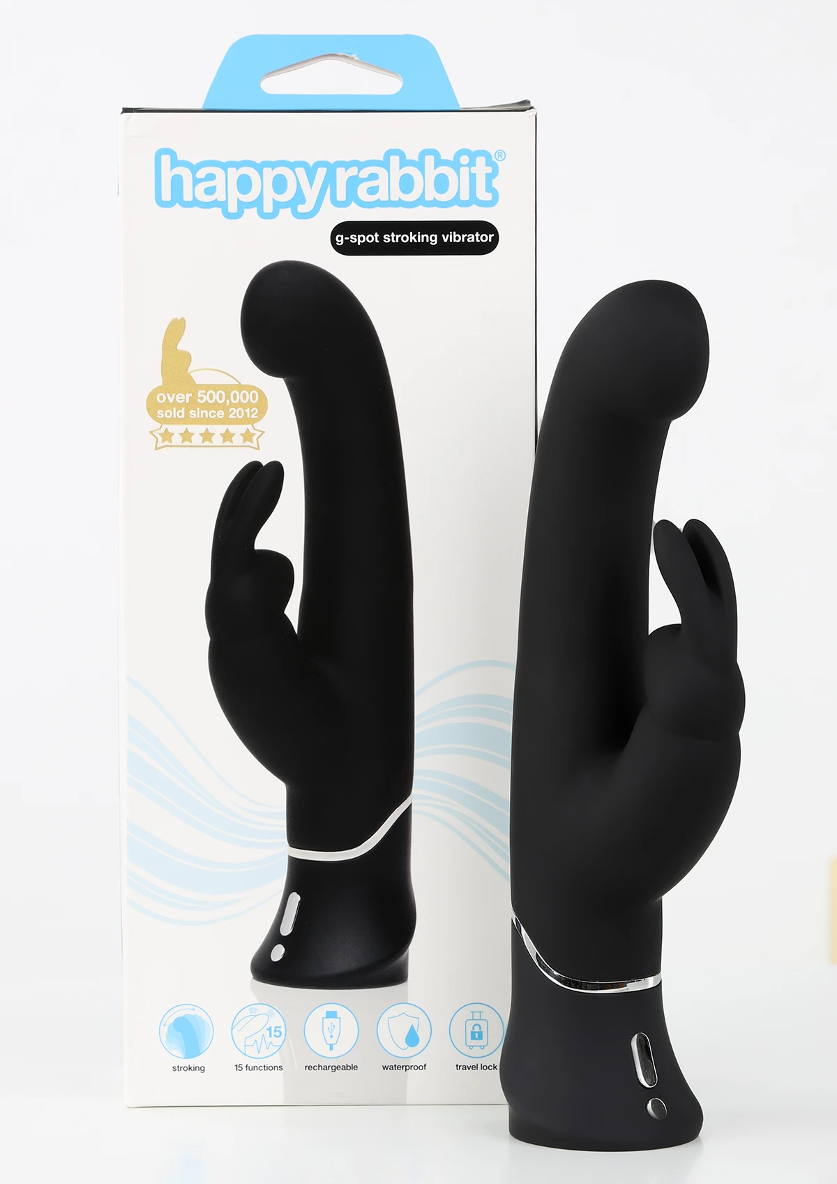 Happy Rabbit G-Spot Stroker rung nhánh kích thích đỉnh điểm G