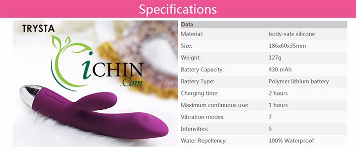 Svakom Trysta máy mát xa điểm G 35 chế độ rung silicone mềm