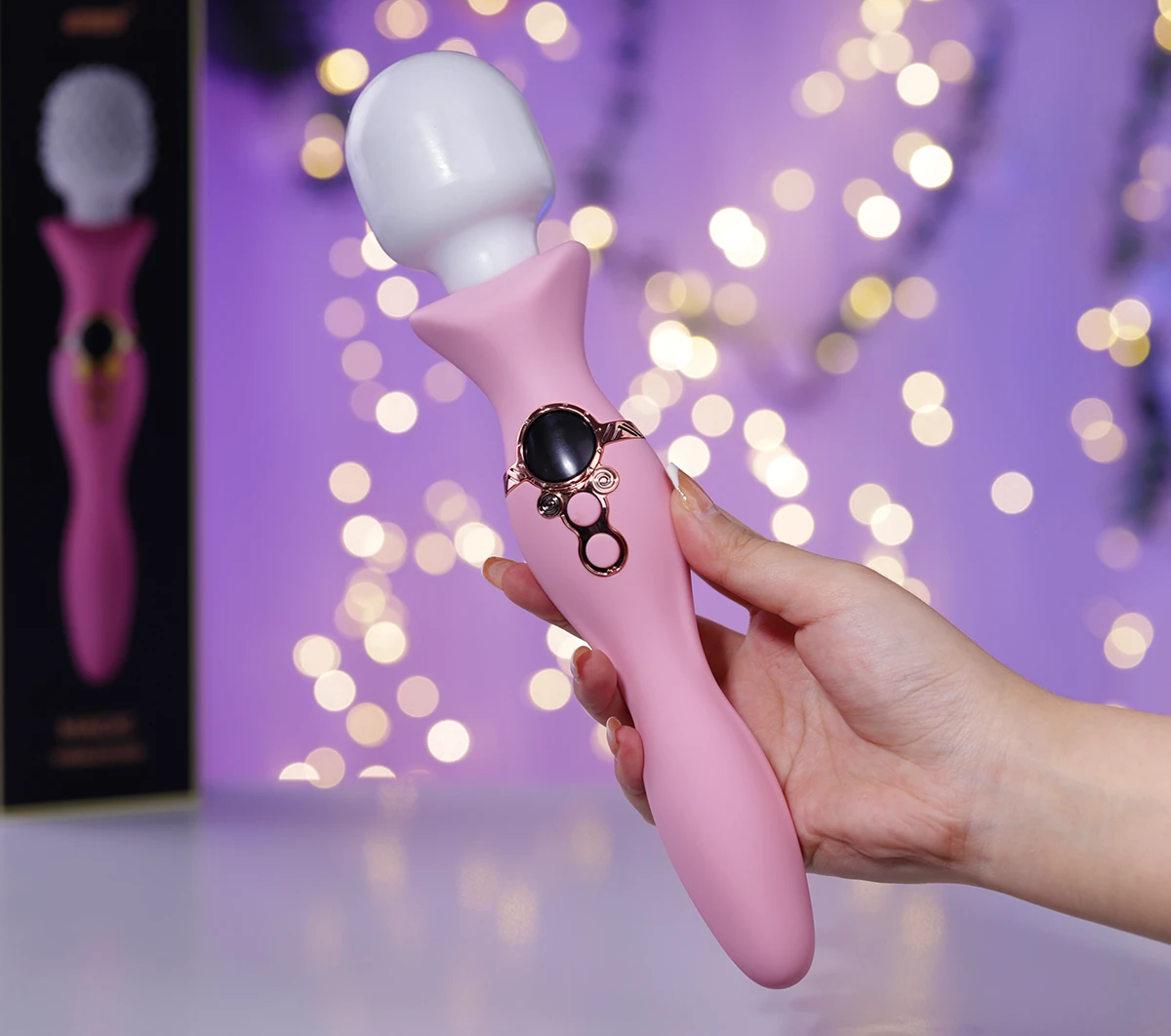 Yeain Magic Wand chày rung 2 đầu đa năng silicon mềm mượt tận hưởng