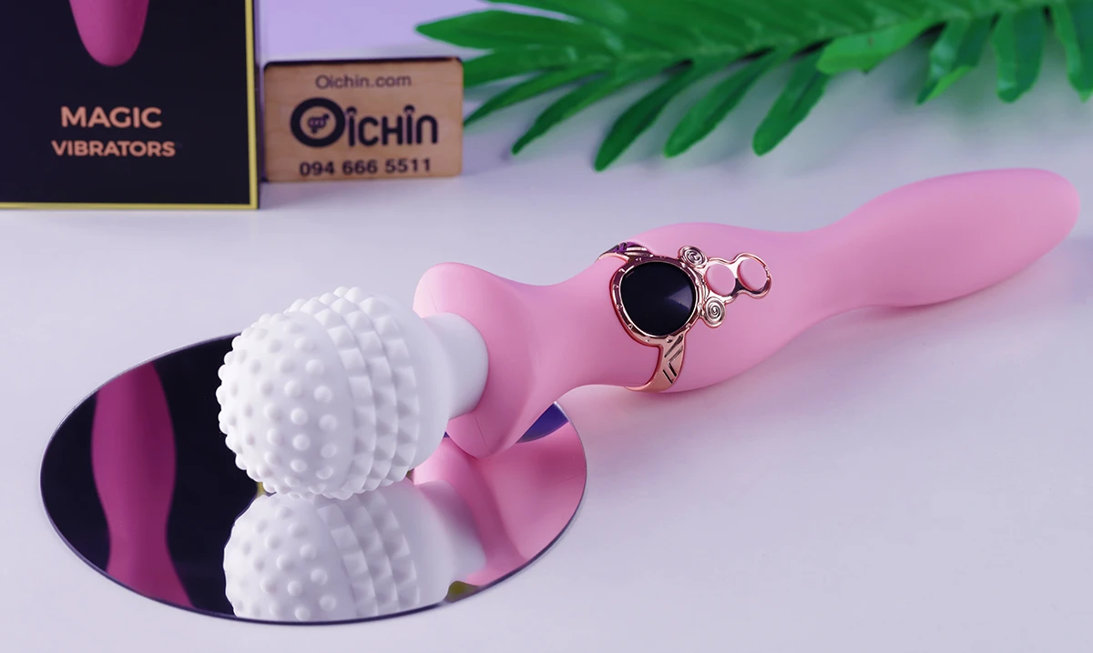 Yeain Magic Wand chày rung 2 đầu đa năng silicon mềm mượt tận hưởng
