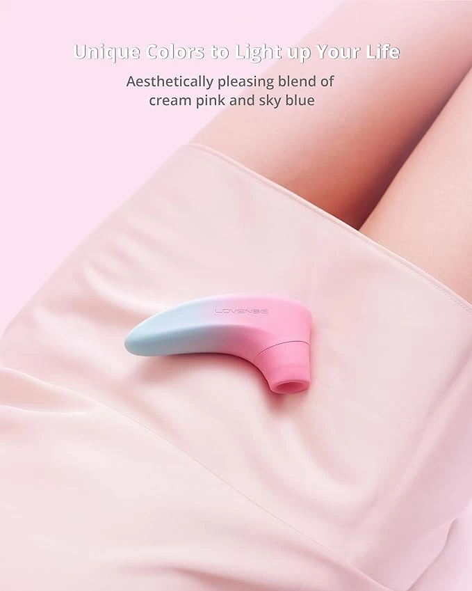 Lovense Tenera 2 máy hút âm vật kết nối App, silicon mượt mà êm ái
