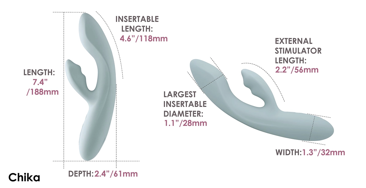 Svakom Chika Dual Stimulating Warming Vibrator for Women