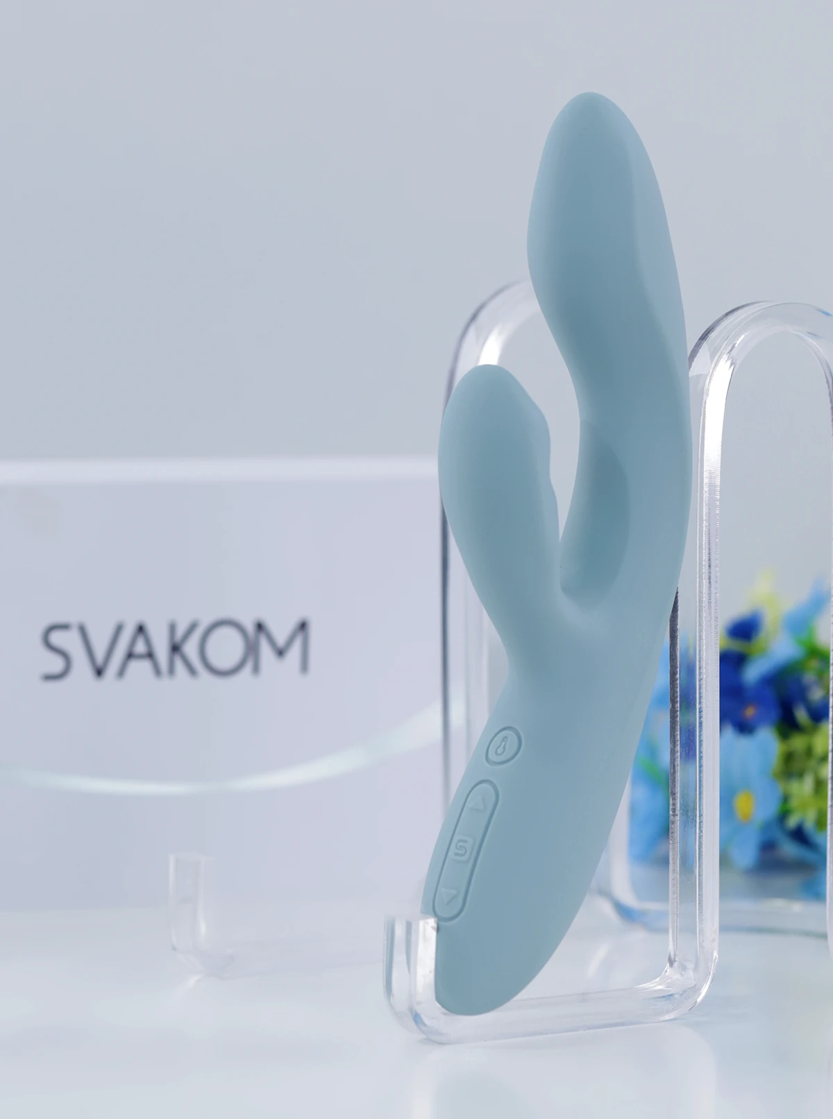Máy rung Svakom Chika kích thích kép sưởi ấm cho nữ giới