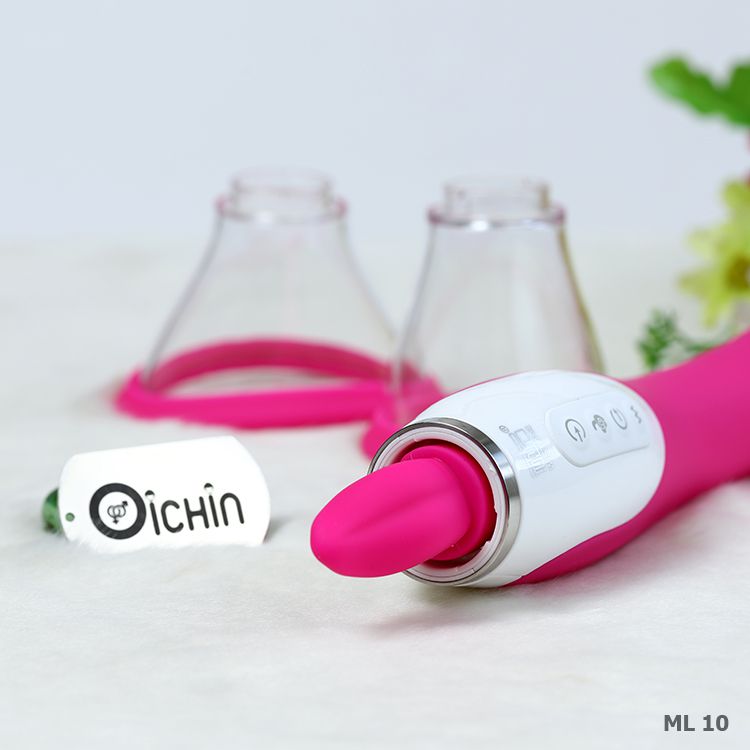 WISTONE 2 đầu rung lưỡi giả 17 chế độ silicone mềm mại dễ vệ sinh