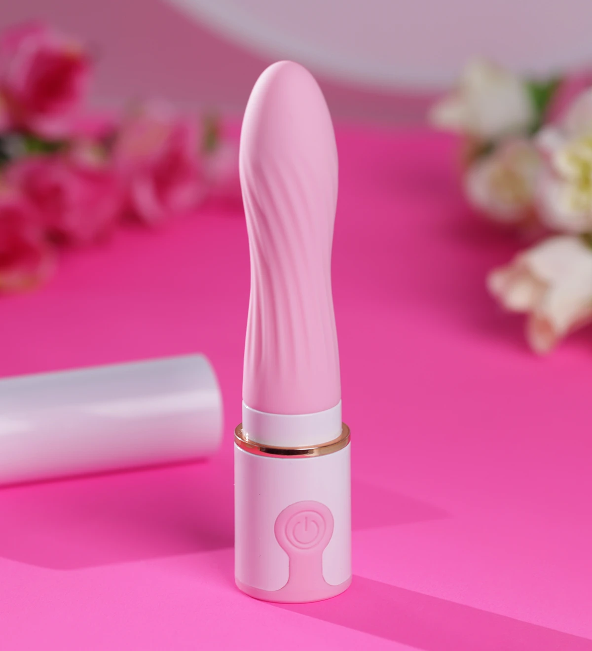 Yeain Lipstick Mini Vibrator 10 Modes Rechargeable Silicone