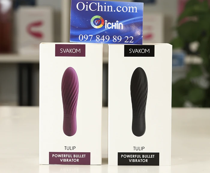 Svakom Tulip mini cao cấp rung mạnh thiết kế đường vân kích thích