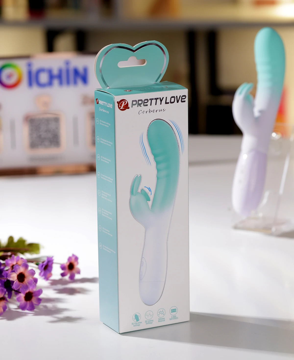 Bán Pretty Love Cerberus máy massage tai thỏ 30 chế độ kích thích kép mới nhất Bán Pretty Love Cerberus máy massage tai thỏ 30 chế độ kích thích kép mới nhất