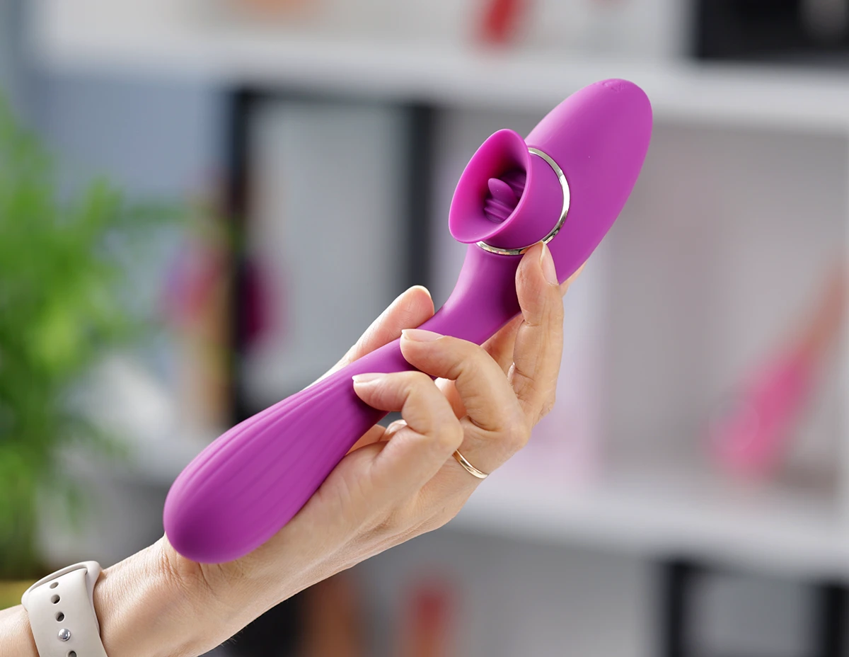 NVTOYS Disa Dual Stimulating Licking and Vibrating Toy