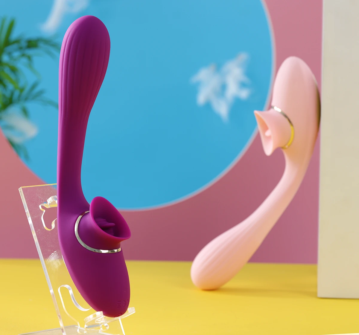 NVTOYS Disa máy rung liếm đa chế độ silicon mềm mại kích thích G