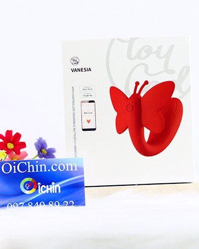  Kho sỉ VANESIA Bướm đỏ rung đa chế độ điều khiển từ xa qua App hàng mới về