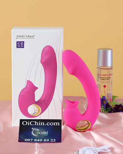 Máy rung Fanala với đầu rung kích thích điểm G và lưỡi kích thích hột le
