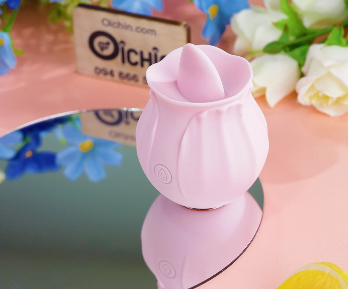 Máy massage lưỡi liếm Touch Of Happiness tốc độ cao chất liệu silicone
