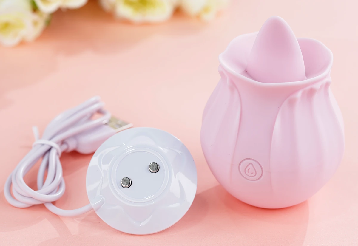 Máy massage lưỡi liếm Touch Of Happiness tốc độ cao chất liệu silicone