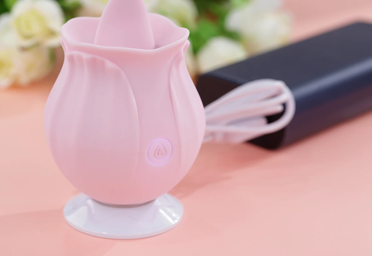 Máy massage lưỡi liếm Touch Of Happiness tốc độ cao chất liệu silicone