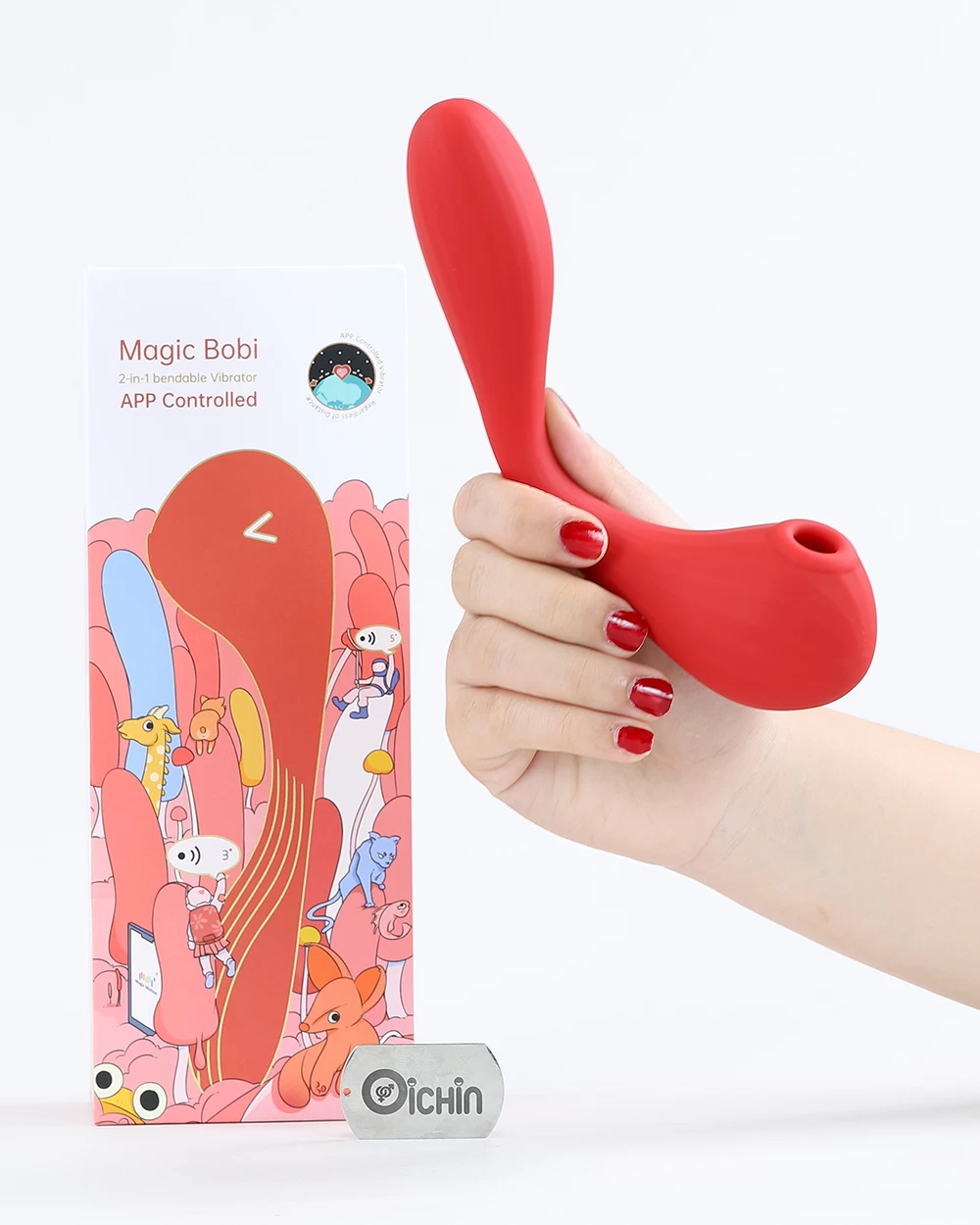 Magic Bobi 2in1 hút rung đa chế độ điều khiển app silicon mềm