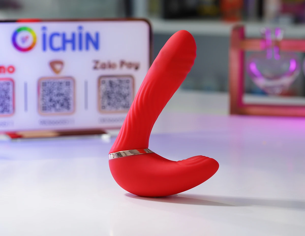Nalone Noah máy massage xoay bi rung đập cao cấp kích thích âm vật
