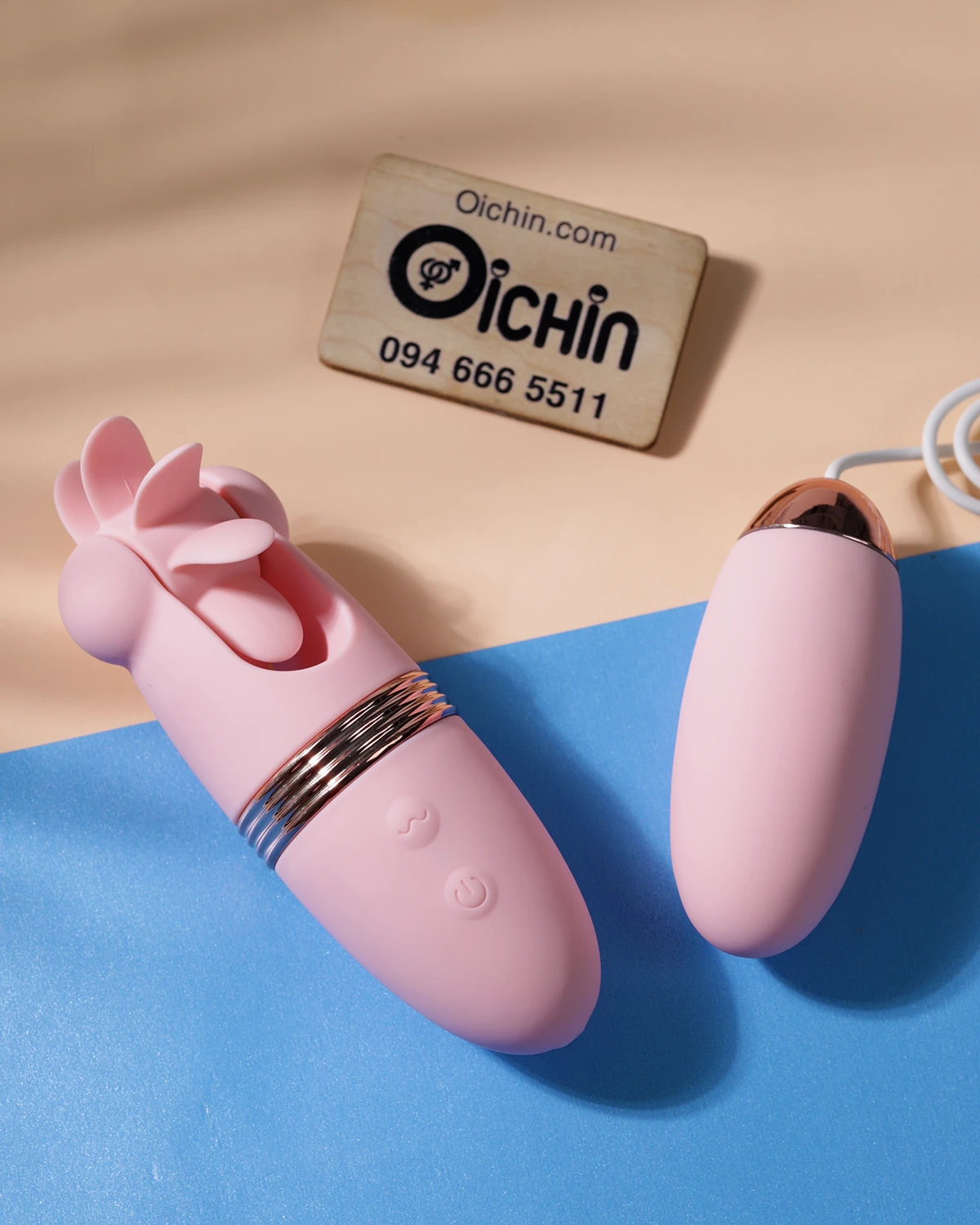 Manmiao Sweetheart 4in1 máy massage rung xoay liếm thổi nữ