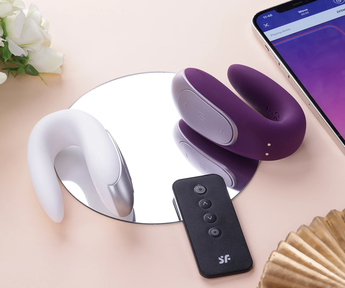 Satisfyer Double Fun 2 Đầu Rung Kết Nối App Điều Khiển Từ Xa Satisfyer Double Fun 2 Đầu Rung Kết Nối App Điều Khiển Từ Xa