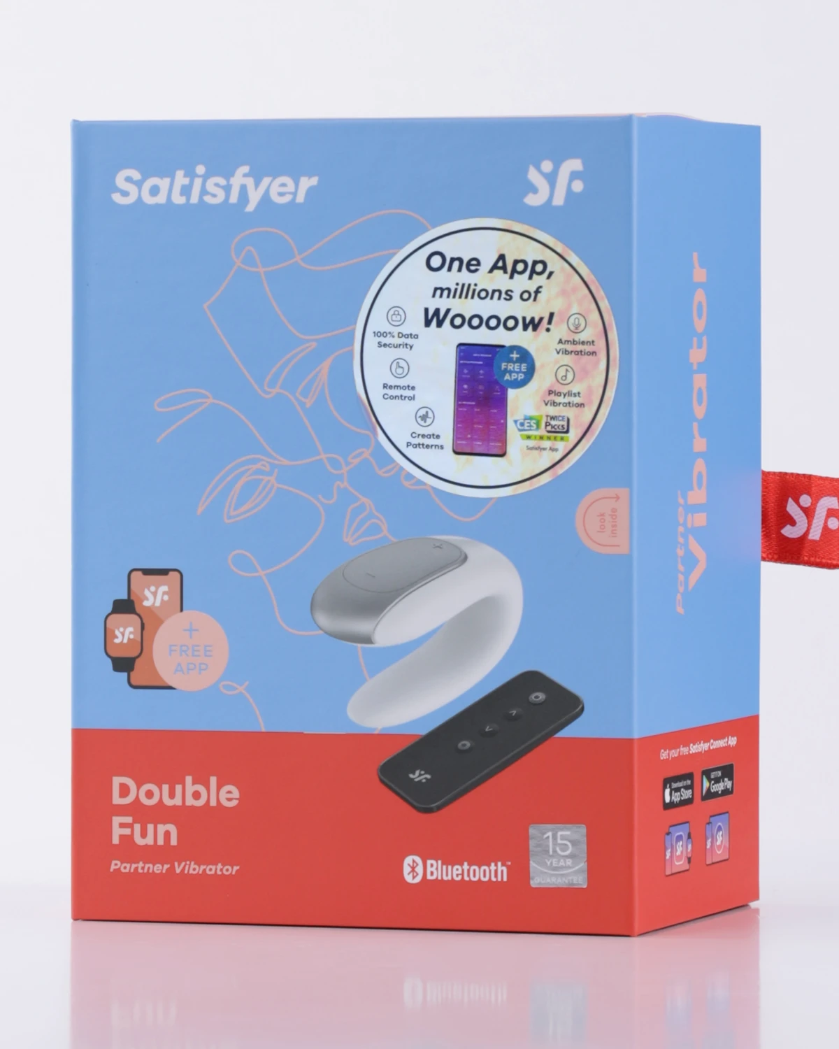 Satisfyer Double Fun 2 Đầu Rung Kết Nối App Điều Khiển Từ Xa Satisfyer Double Fun 2 Đầu Rung Kết Nối App Điều Khiển Từ Xa