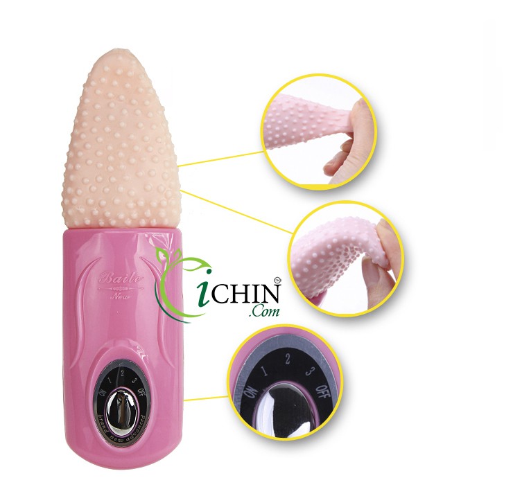 Lưỡi giả rung 3 tần số massage âm vật kích thích tuyệt đỉnh