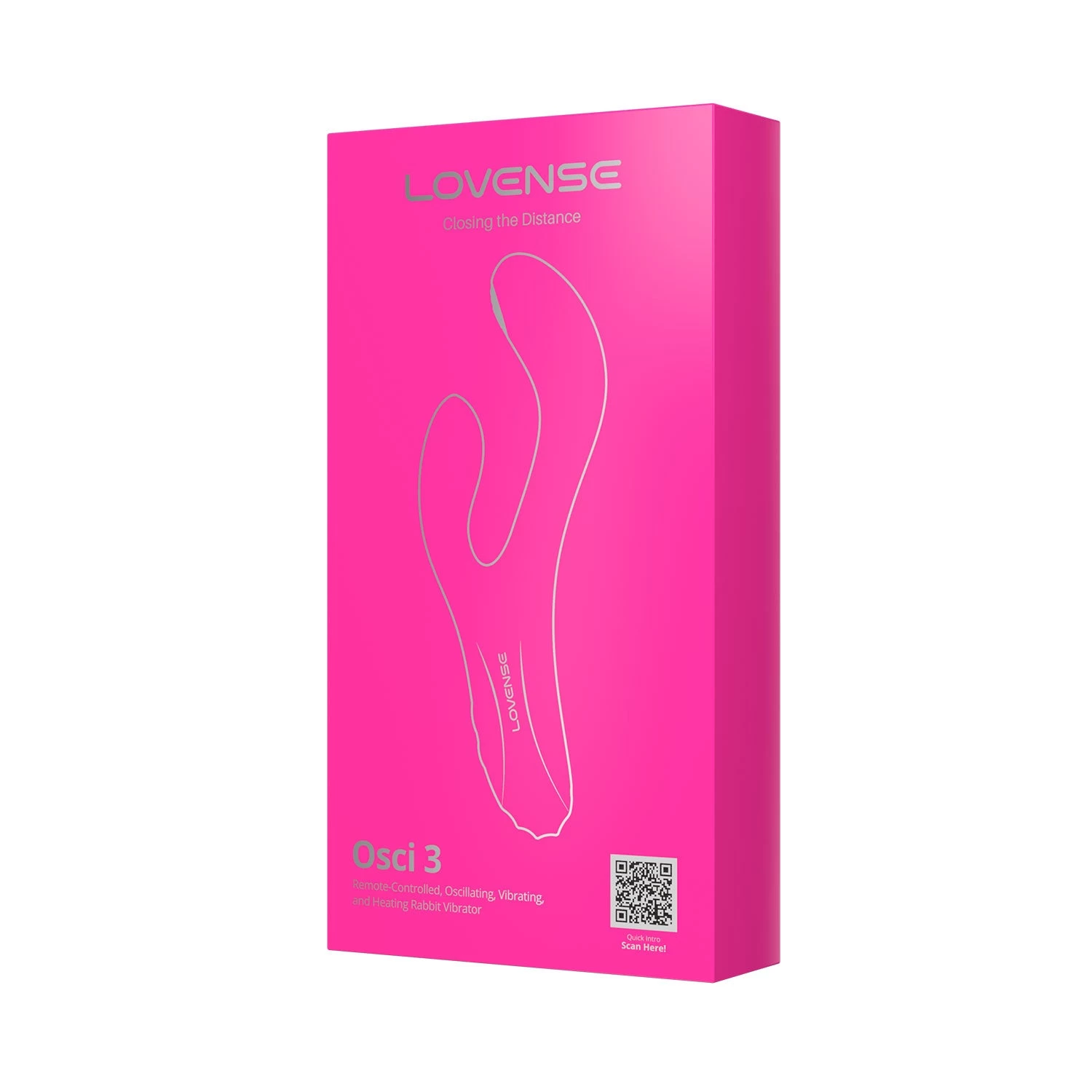 Lovense Osci 3 máy rung 2 đầu sưởi ấm kết nối App hiện đại tiện lợi