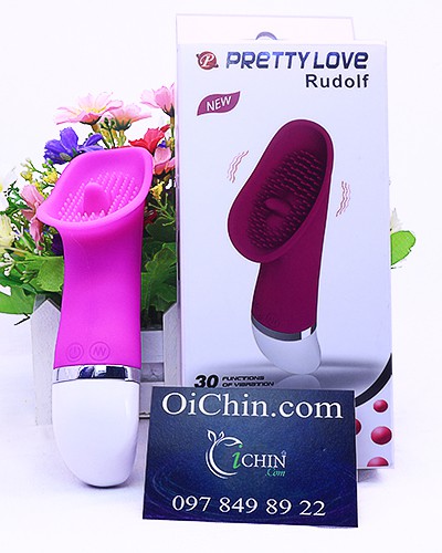 Pretty Love Rudolf Lưỡi Giả Rung 30 Chế Độ Vùng Kín