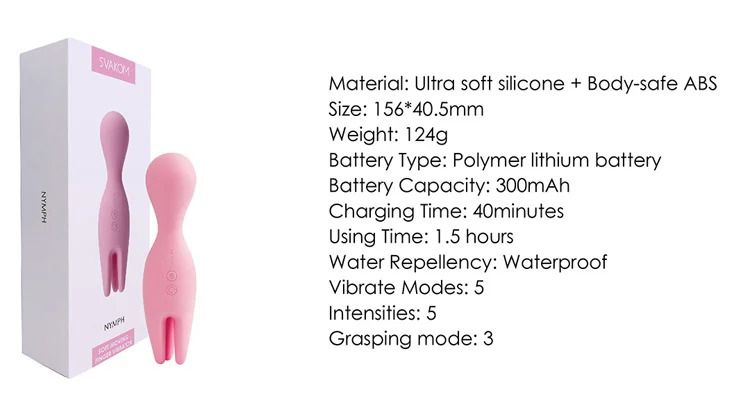 svakom nymph rung 2 đầu 25 chế độ silicon mềm an toàn chống nước
