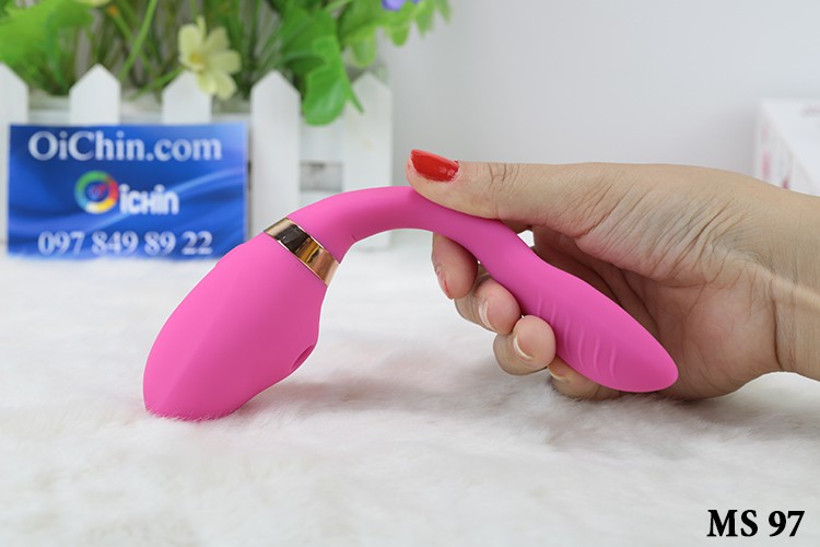 Dibe G-Spot ALVA máy massage tình yêu 2 đầu rung 7 chế độ điều khiển từ xa