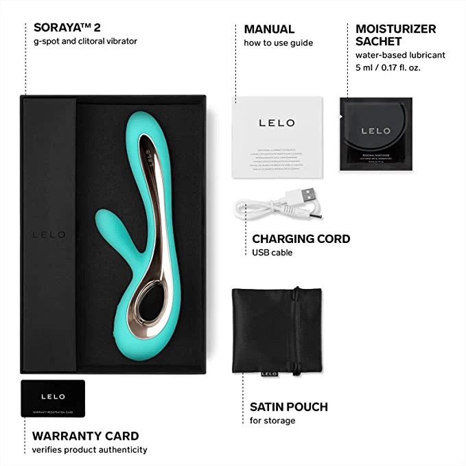 Lelo Soraya 2 Aqua full bộ sản phẩm