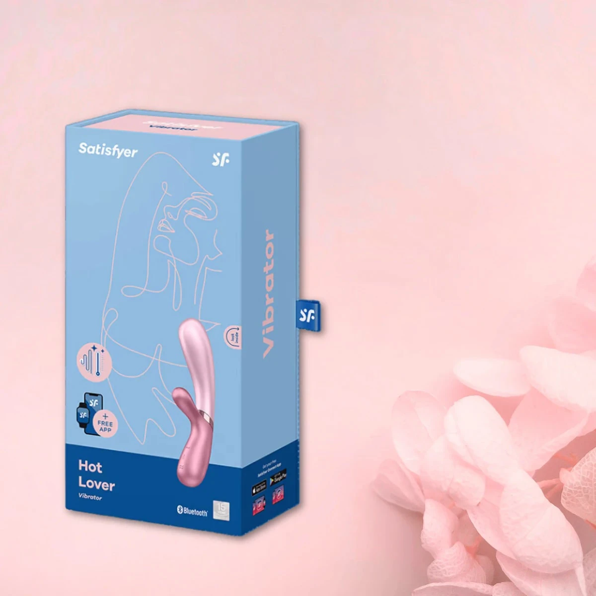 Satisfyer Hot Lover máy rung tai thỏ nóng bỏng kích thích cực đỉnh