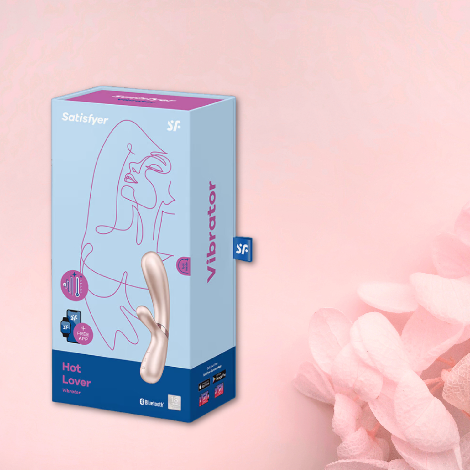 Satisfyer Hot Lover máy rung tai thỏ nóng bỏng kích thích cực đỉnh