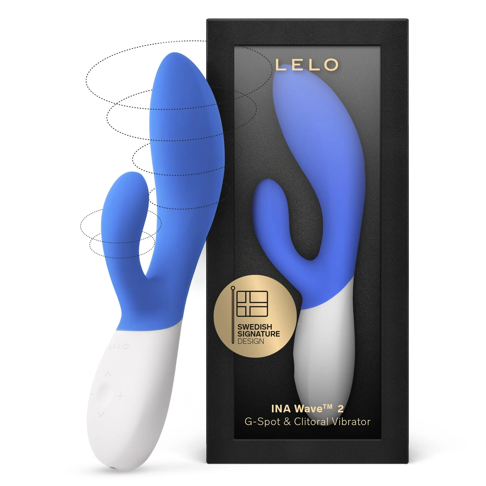 Lelo Ina Wave 2 Máy Rung Hai Đầu Massage Kích Thích Nữ