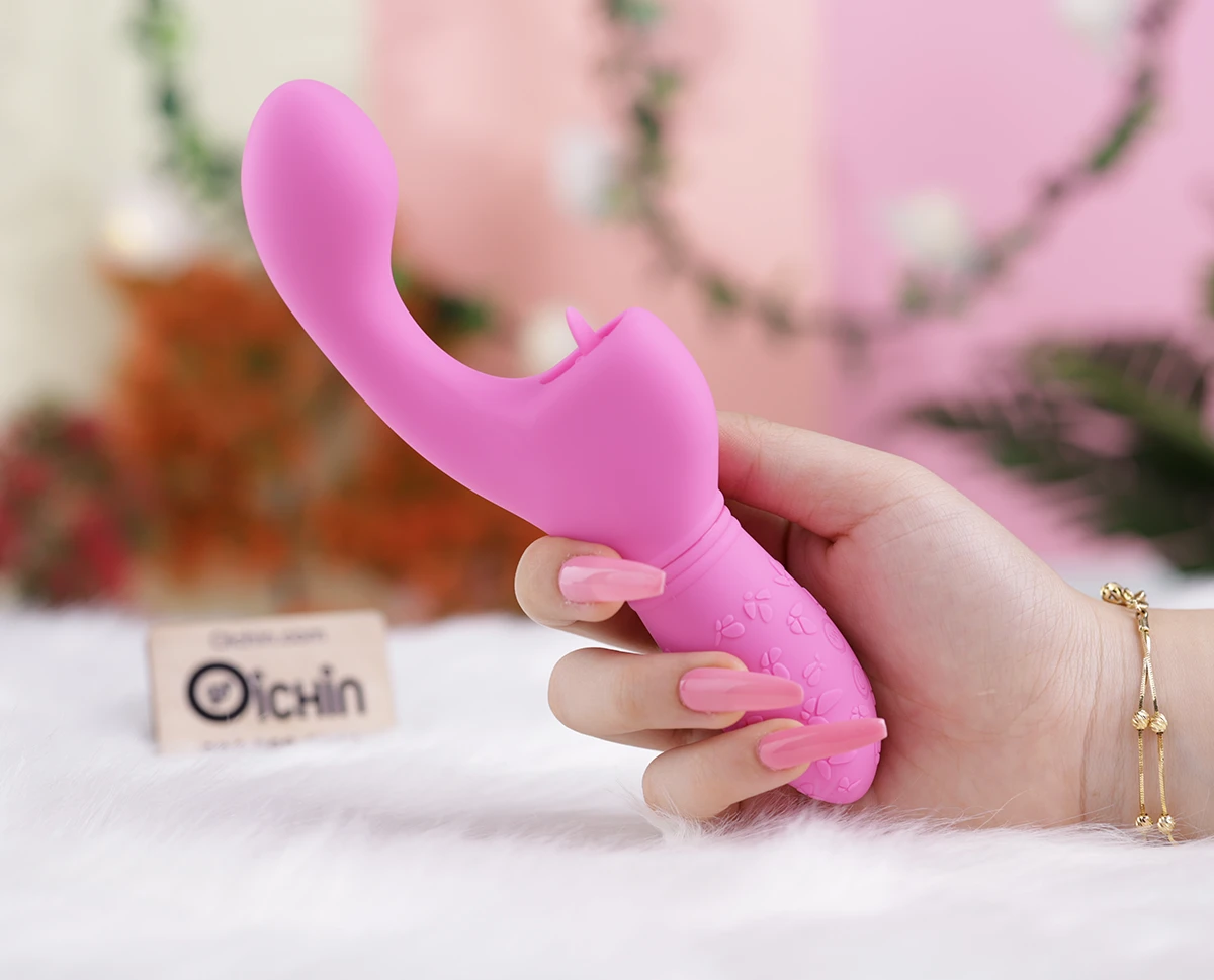 CalExotics Kiss Flicker G-Spot Tongue Licking Vibrator