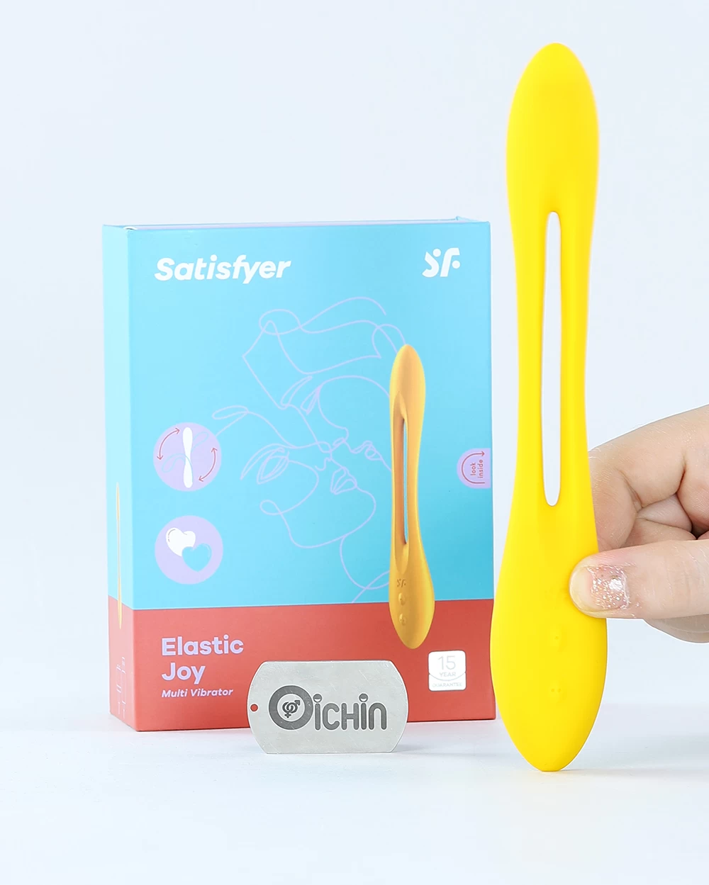 Máy rung Satisfyer Elastic Joy linh hoạt thay đổi hình dạng rung đa dụng