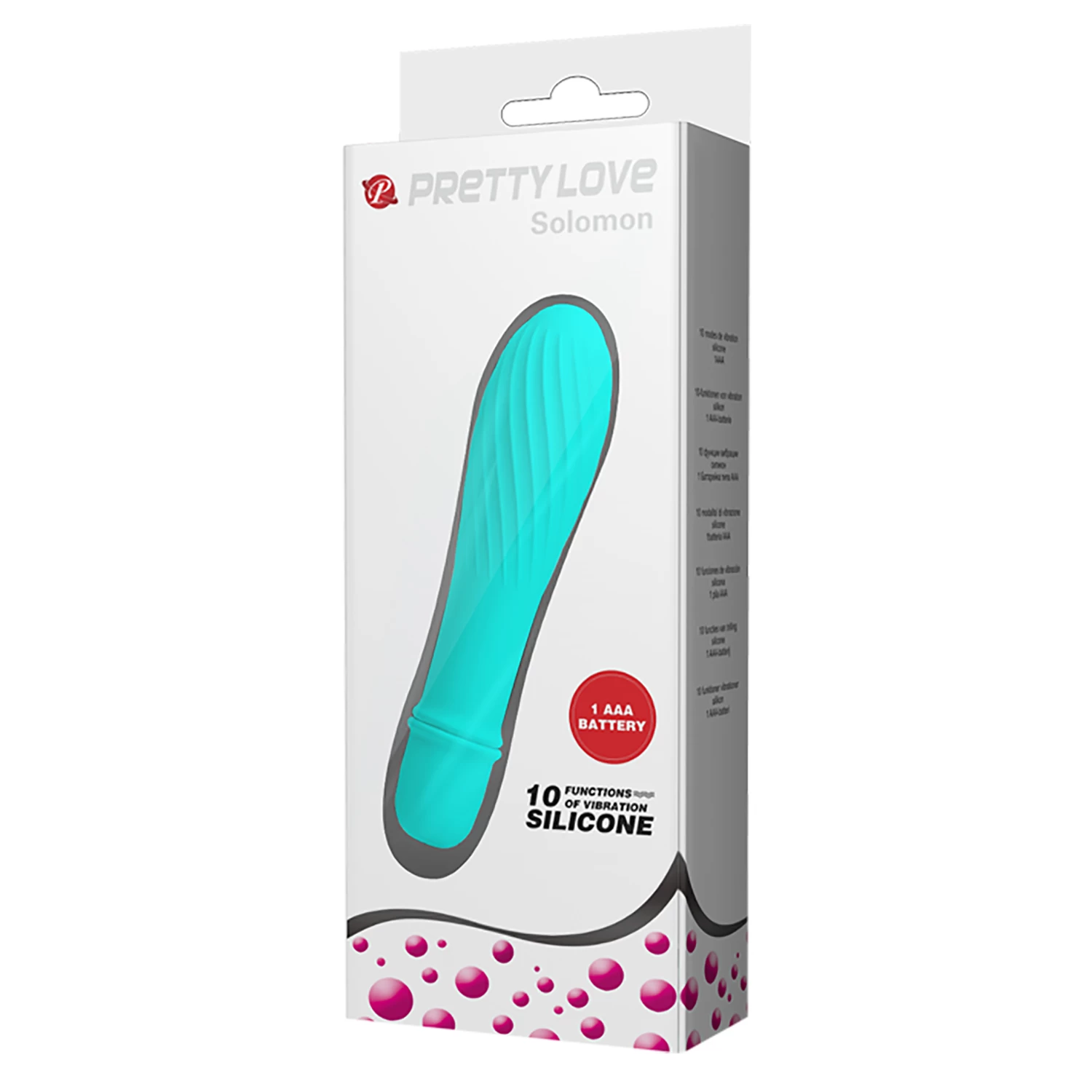 Pretty Love Solomon Máy Rung Mini 10 Chế Độ Gân Nổi Đa Dạng