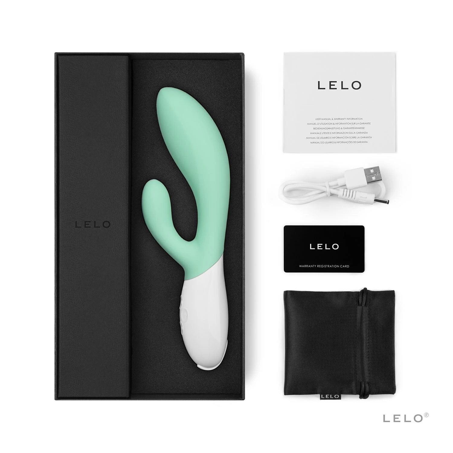 Lelo Ina 3 massage kích thích kép silicon an toàn 10 chế độ rung