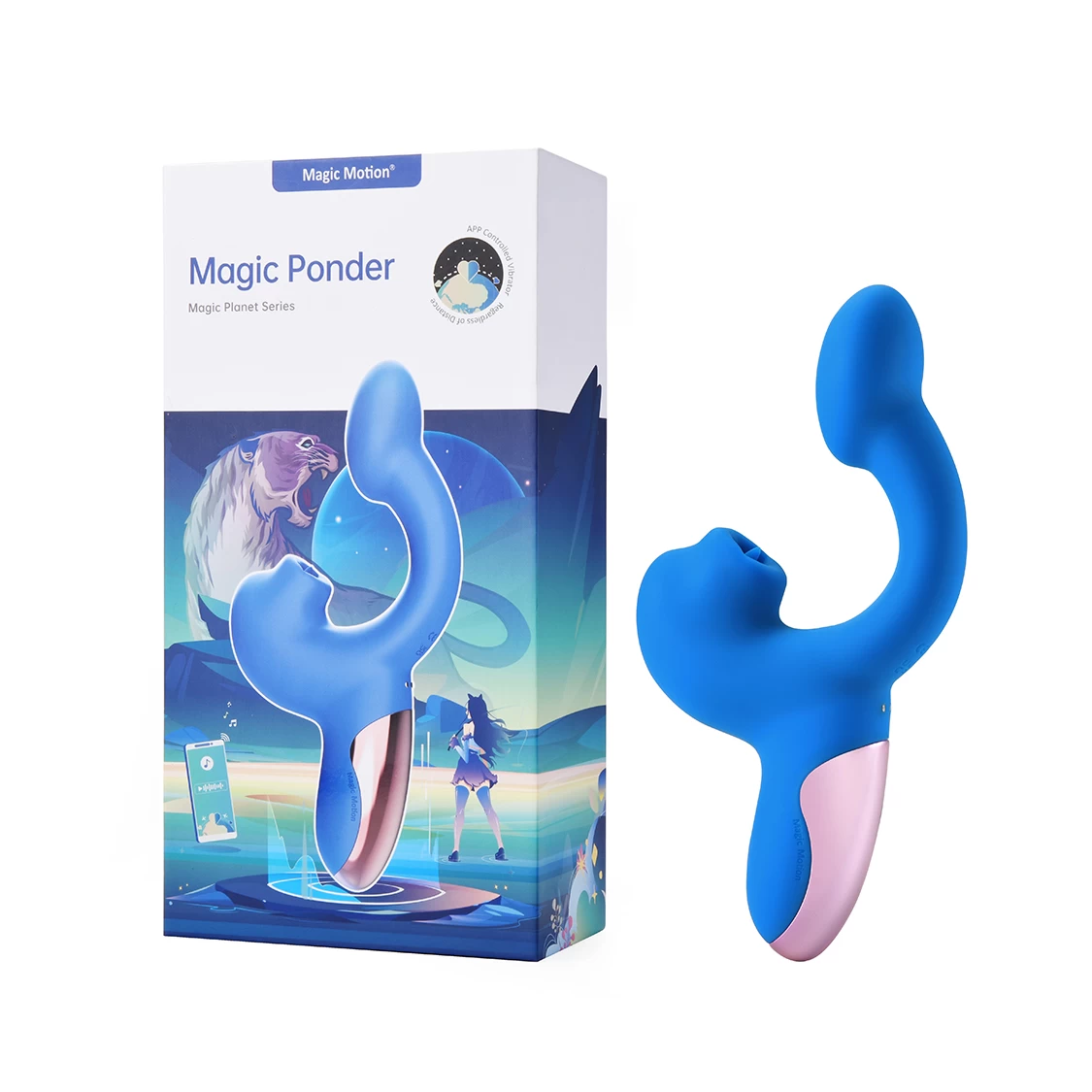 Magic Motion Ponder máy rung massage điểm G lưỡi liếm âm vật
