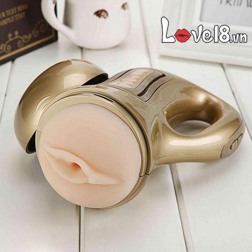 Xmen Premium Vibrating Cup Male Masturbator with Handle