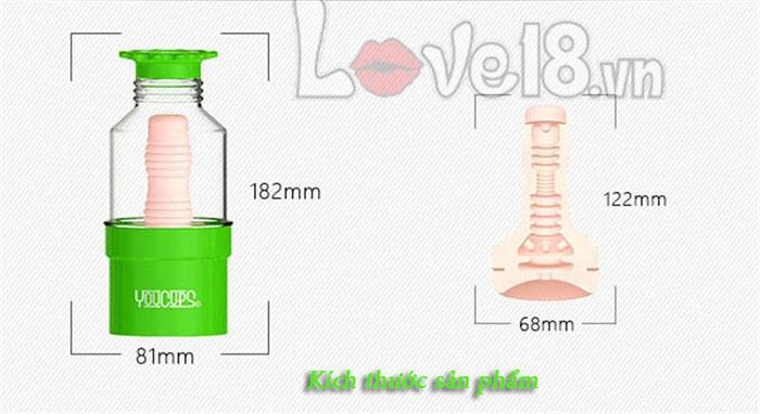 Water Masturbation Cup Soft Realistic Internal Texture