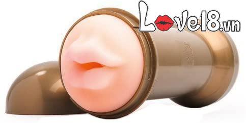 Double Pumped Gold Dual-Ended Metal Male Masturbator